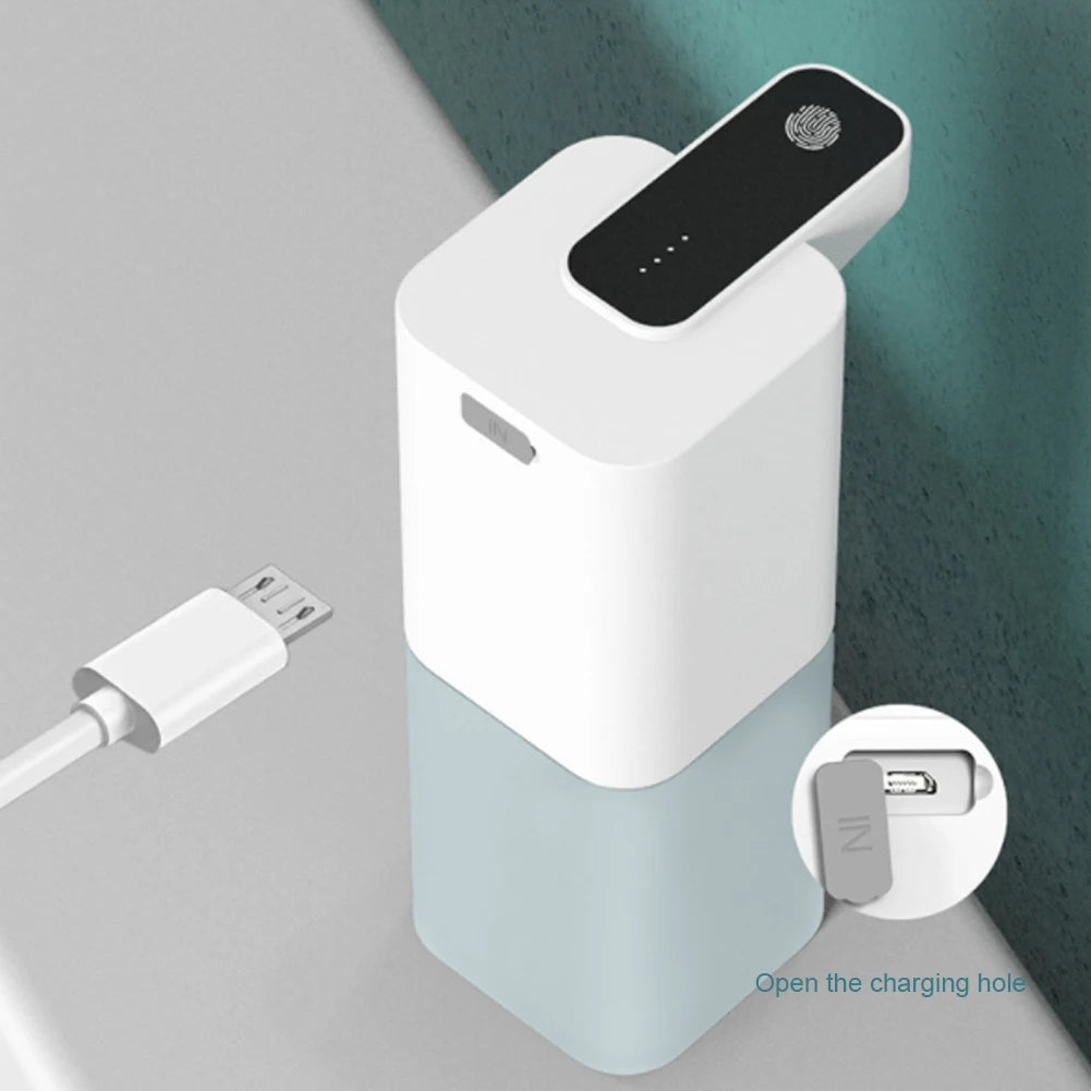 Automatic Soap Dispenser – Touchless Foam Pump for Bathroom & Kitchen - USB Rechargeable