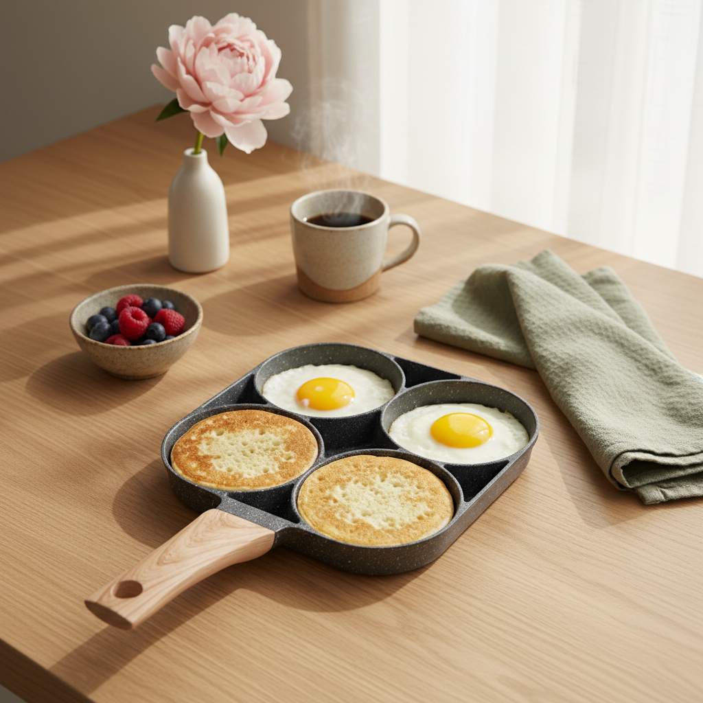ZeniPan Four-Section Breakfast Pan — the perfect Father's Day breakfast treat