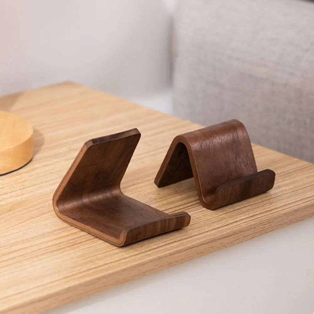 ZeniStand™ Wooden Phone & Card Holder