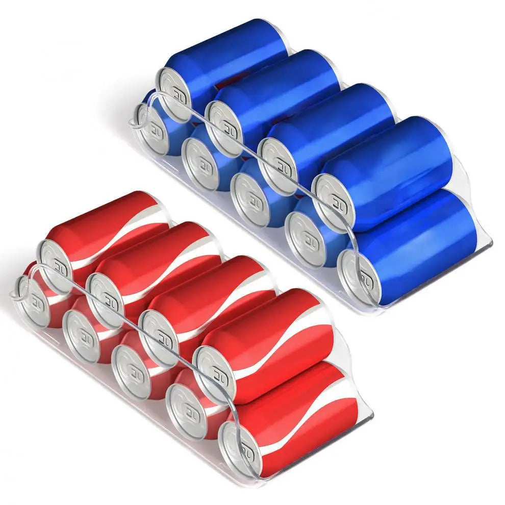 Japanese‑Inspired Beverage Organizer — Slim, Secure Soda‑Can Rack for Stable
