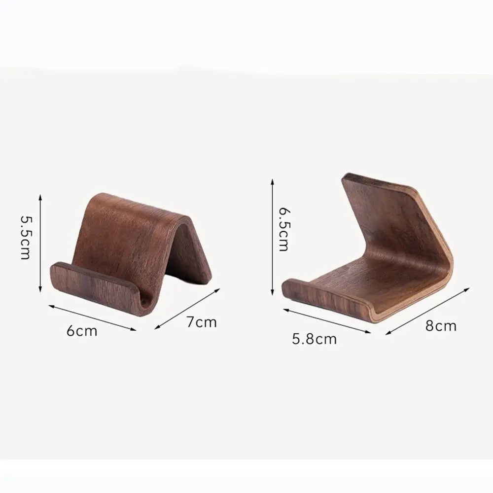 ZeniStand™ Wooden Phone & Card Holder
