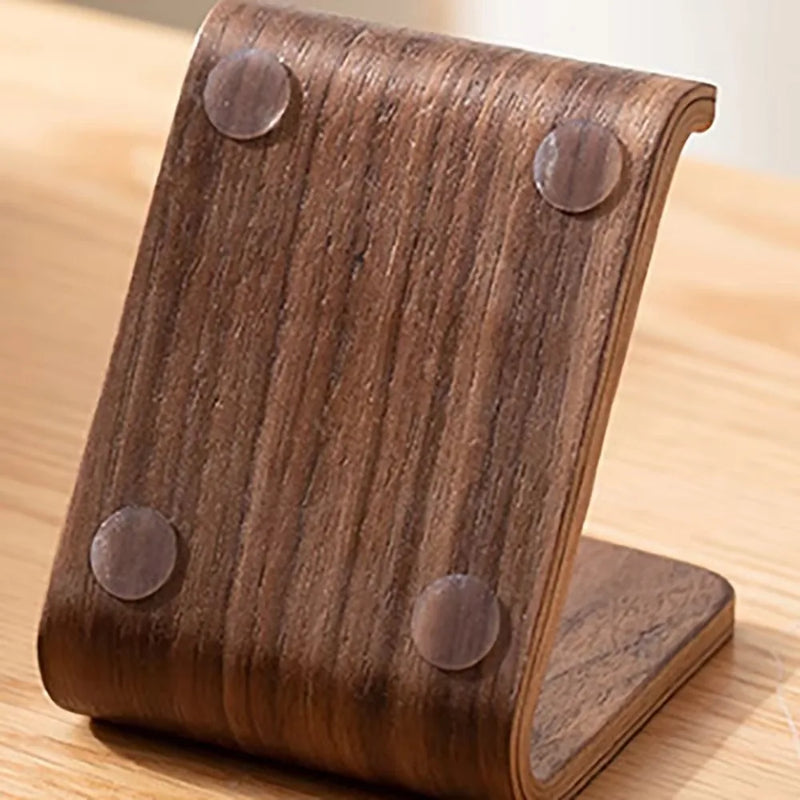 ZeniStand™ Wooden Phone & Card Holder