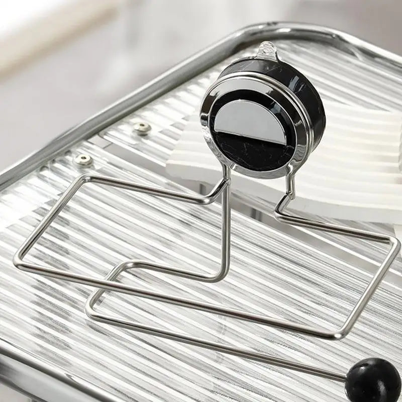 Brushed Stainless Steel Wall-Mount Toilet Paper Holder with Integrated Shelf — Space‑Saving Tissue & Paper Towel Dispenser for Bathroom and Kitchen
