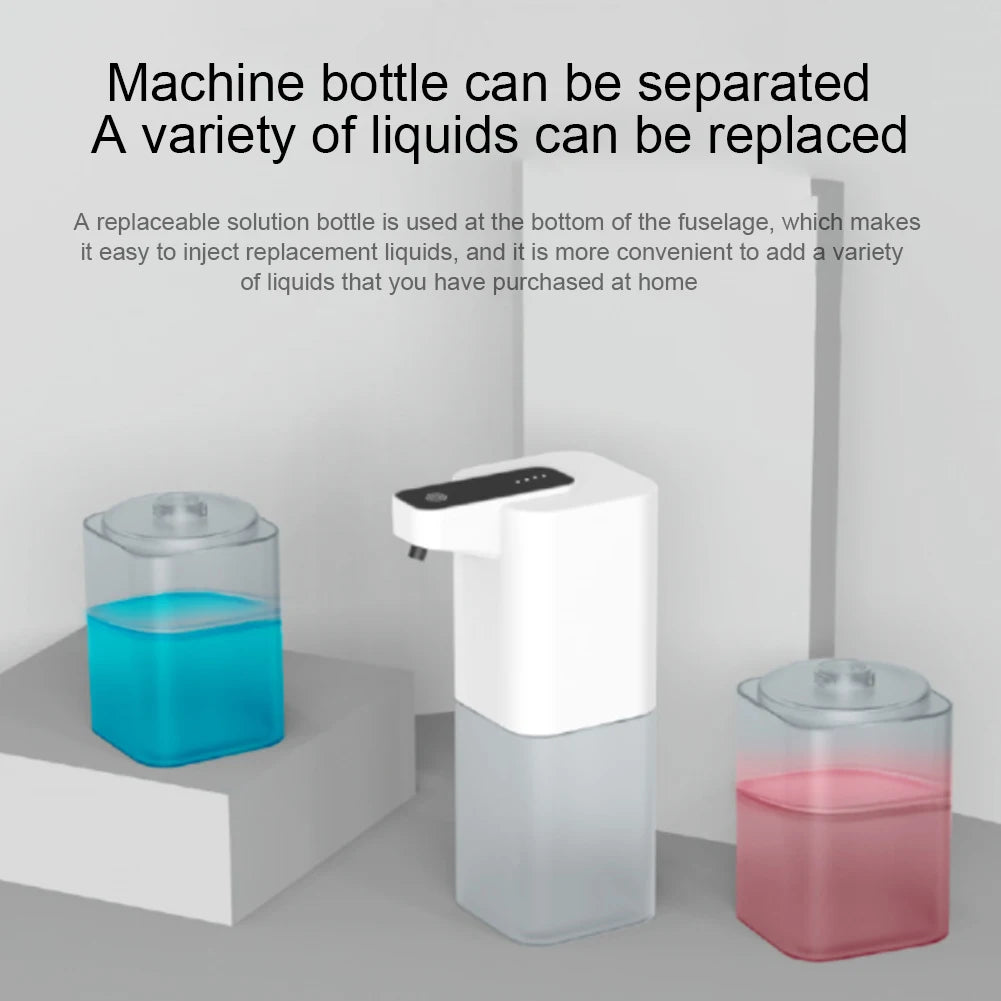 Automatic Soap Dispenser – Touchless Foam Pump for Bathroom & Kitchen - USB Rechargeable