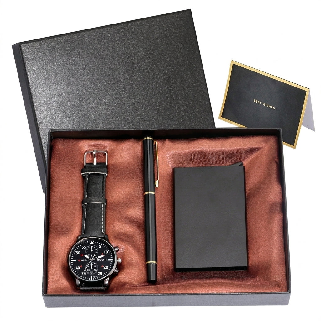 The Gentleman's Set - Watch, Wallet & Pen