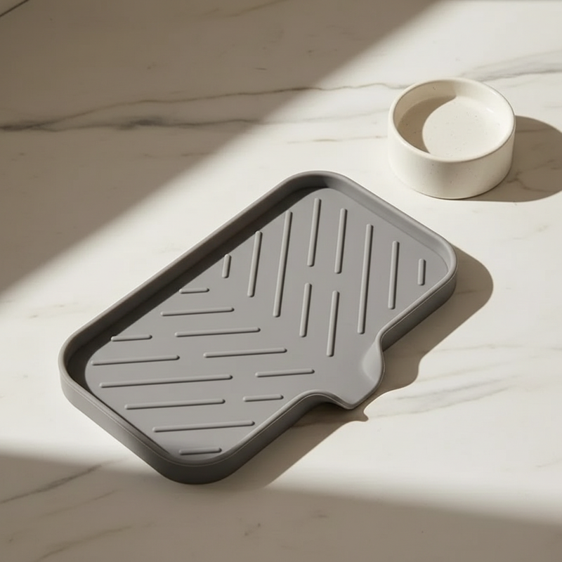 Silicone Sink Tray - Flat Lay