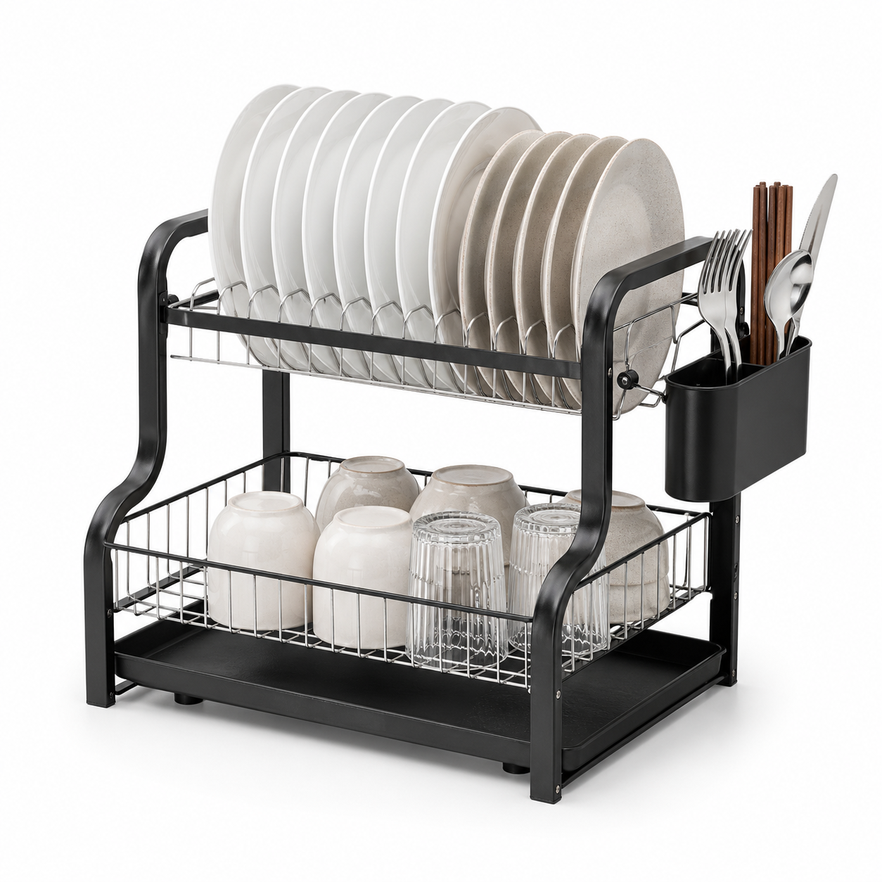 2-Tier Dish Drying Rack