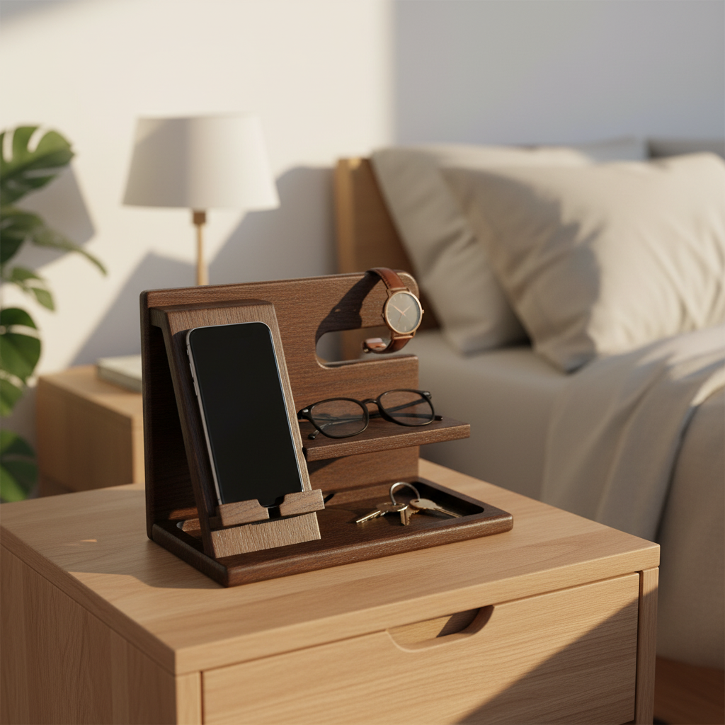 ZeniDock and ZeniTray bundle — Father's Day gift set on a morning desk
